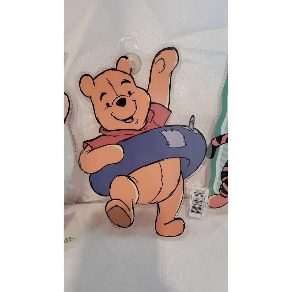 Vintage Disney Winnie the Pooh Color Clings Window Clings Lot of 7 Pooh...